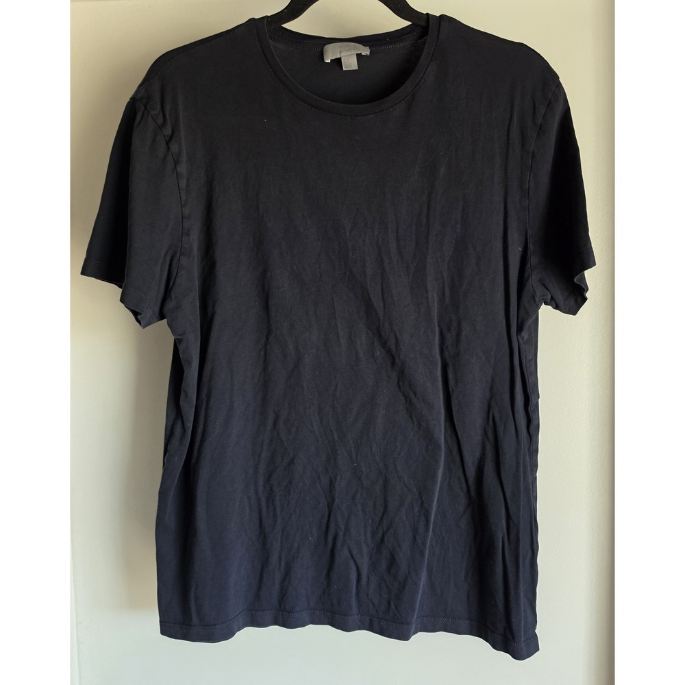 COS T-Shirt Size M Black Cotton Round Neck Short Sleeve Casual Minimalist Tee